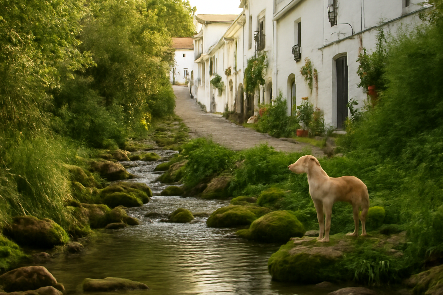 Río y poza natural cerca de Nankurunaisa