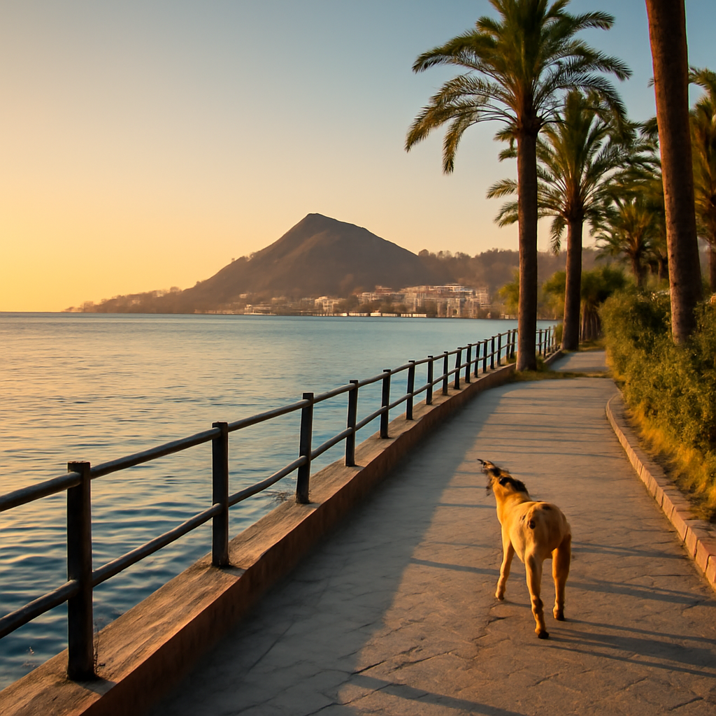 Paseo marítimo cerca de Nankurunaisa