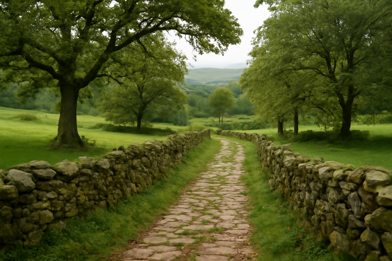 Camino rural y paisaje gallego cerca de Casa Rural a Sara