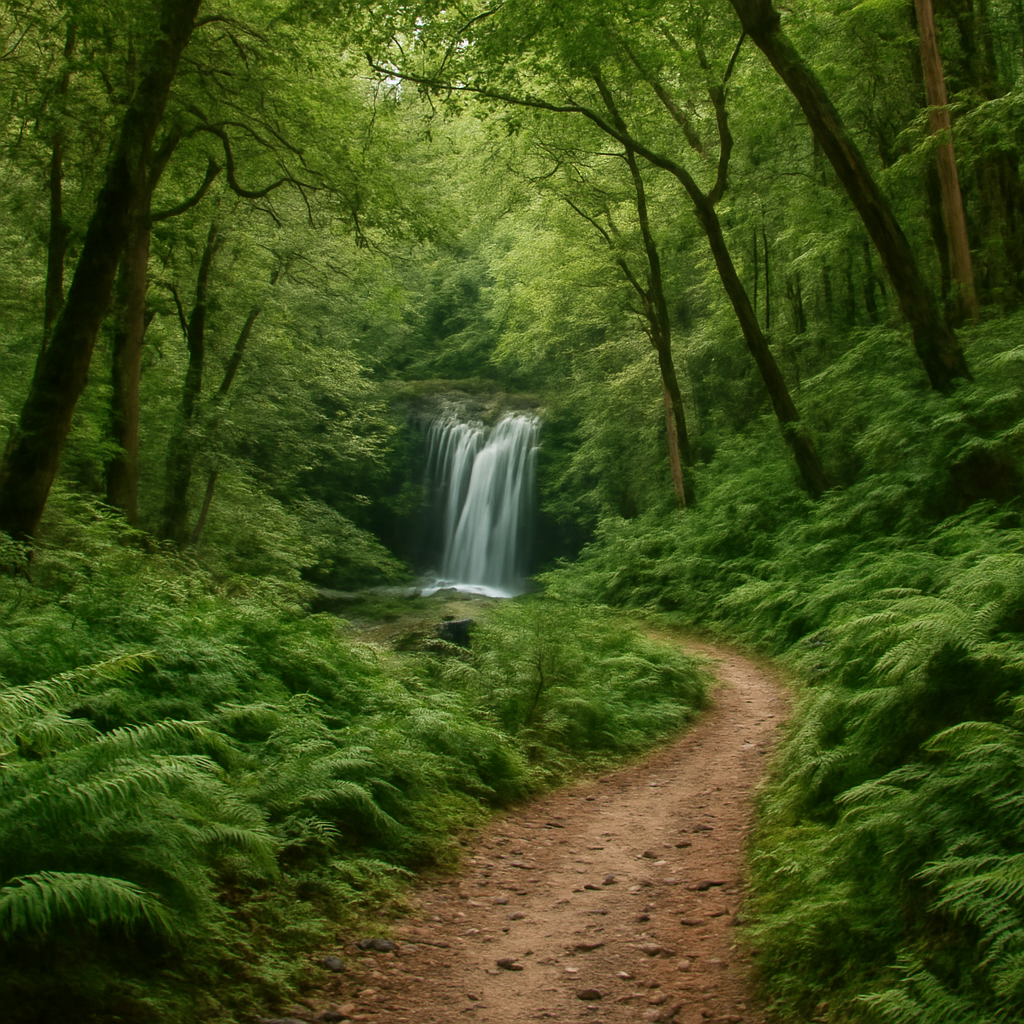 Bosque atlántico cerca de Casa Rural a Sara