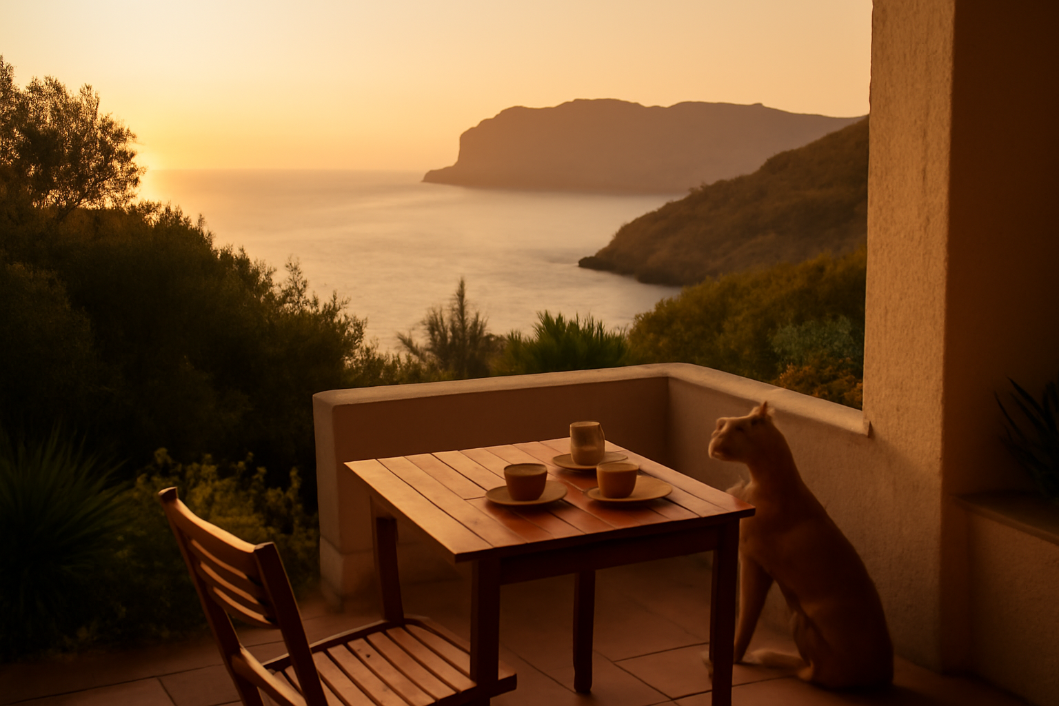 Atardecer en la costa cerca de Nankurunaisa