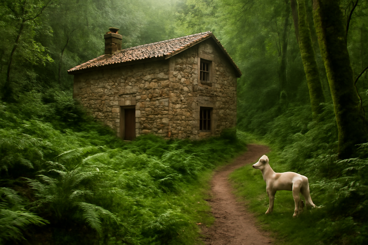 Bosque atlántico cerca de Casa Rural a Sara
