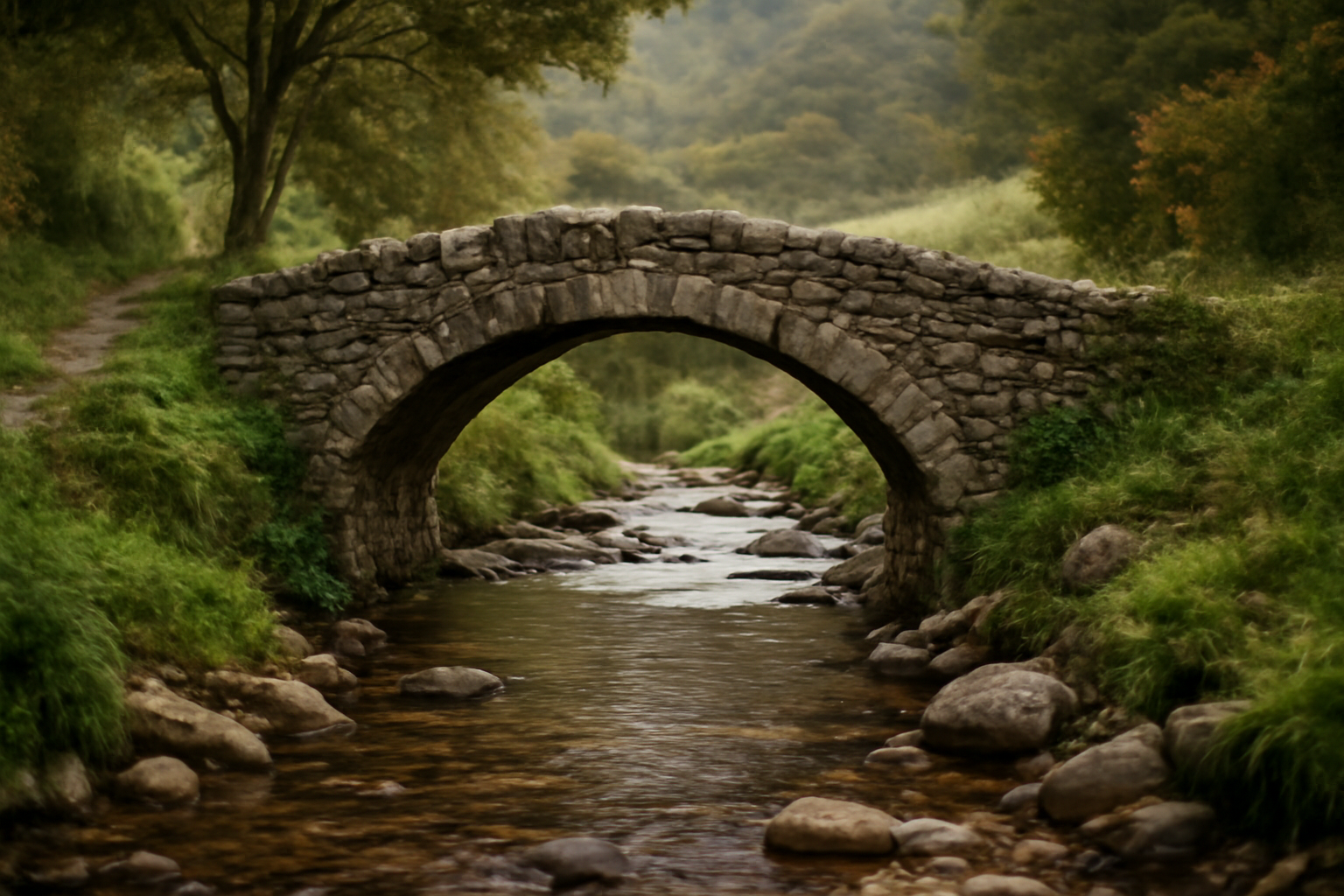 Arroyo o puente rural cerca de Alojamiento Ines