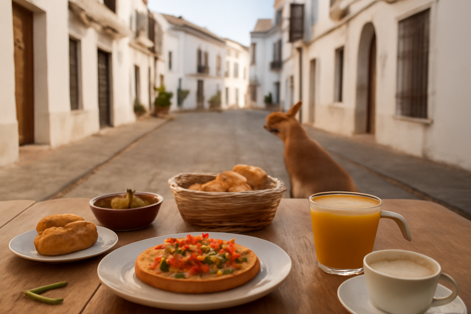 Desayuno o brunch local cerca de Guitarra Andaluza