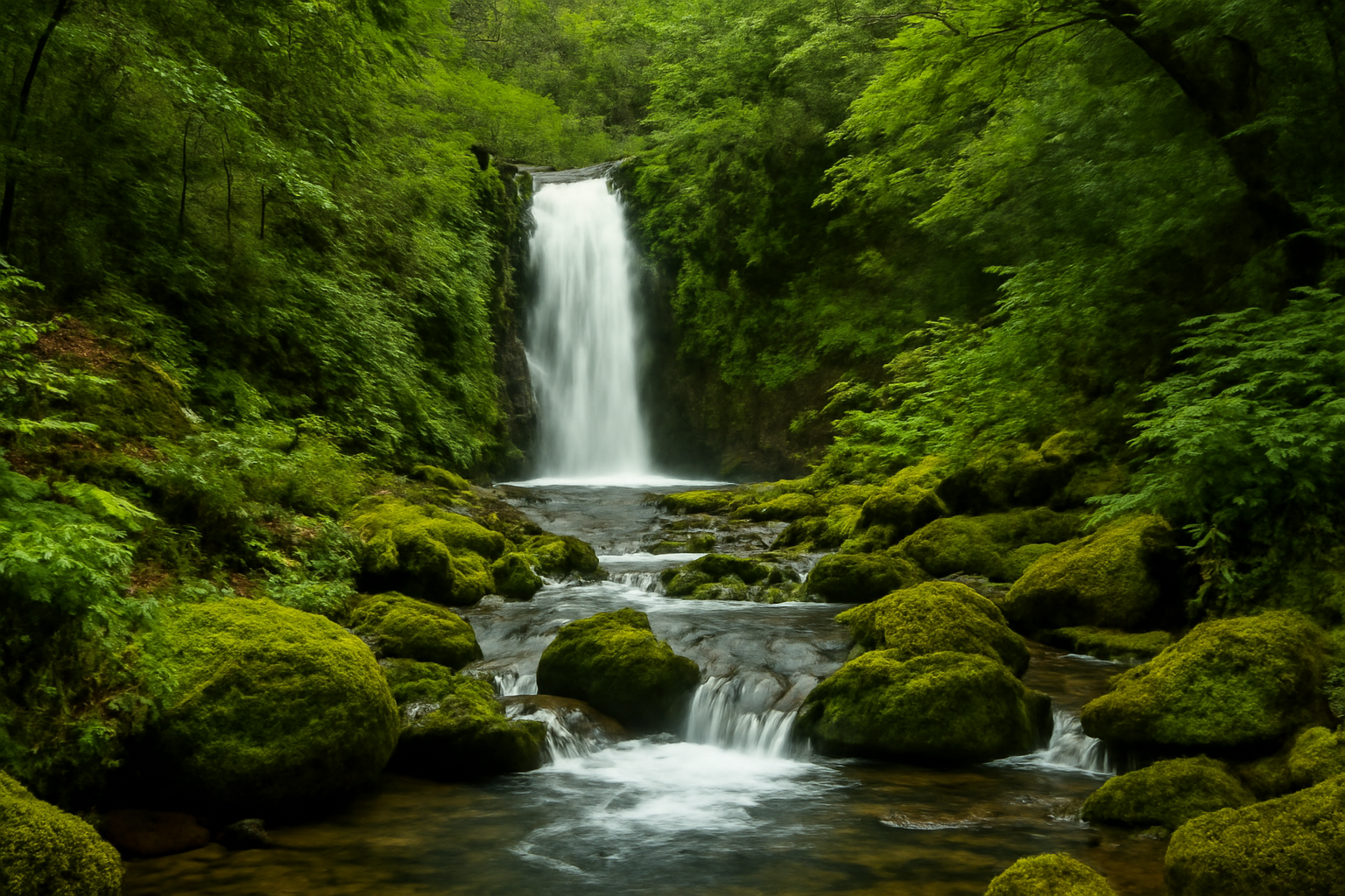 Cascada o salto de agua cerca de Vera
