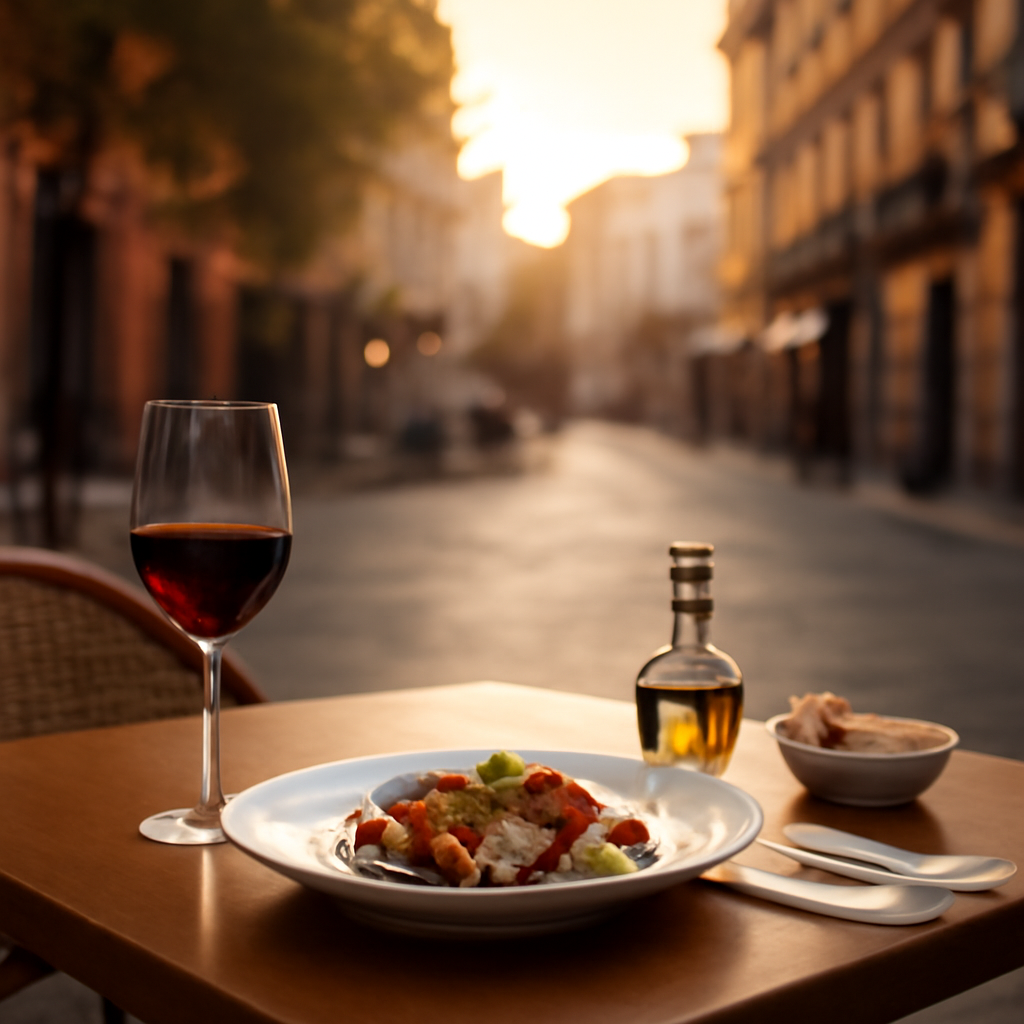Terraza y ambiente local cerca de Casa pequeña · Parrilla Asador Aira
