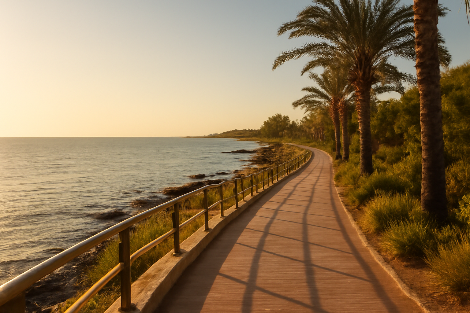 Paseo marítimo cerca de can boni