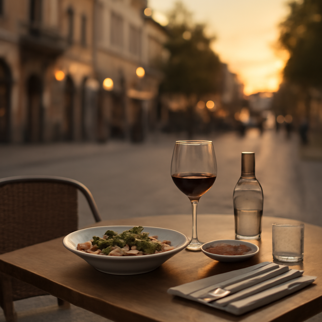 Terraza y ambiente local cerca de Casa pequeña · Parrilla Asador Aira