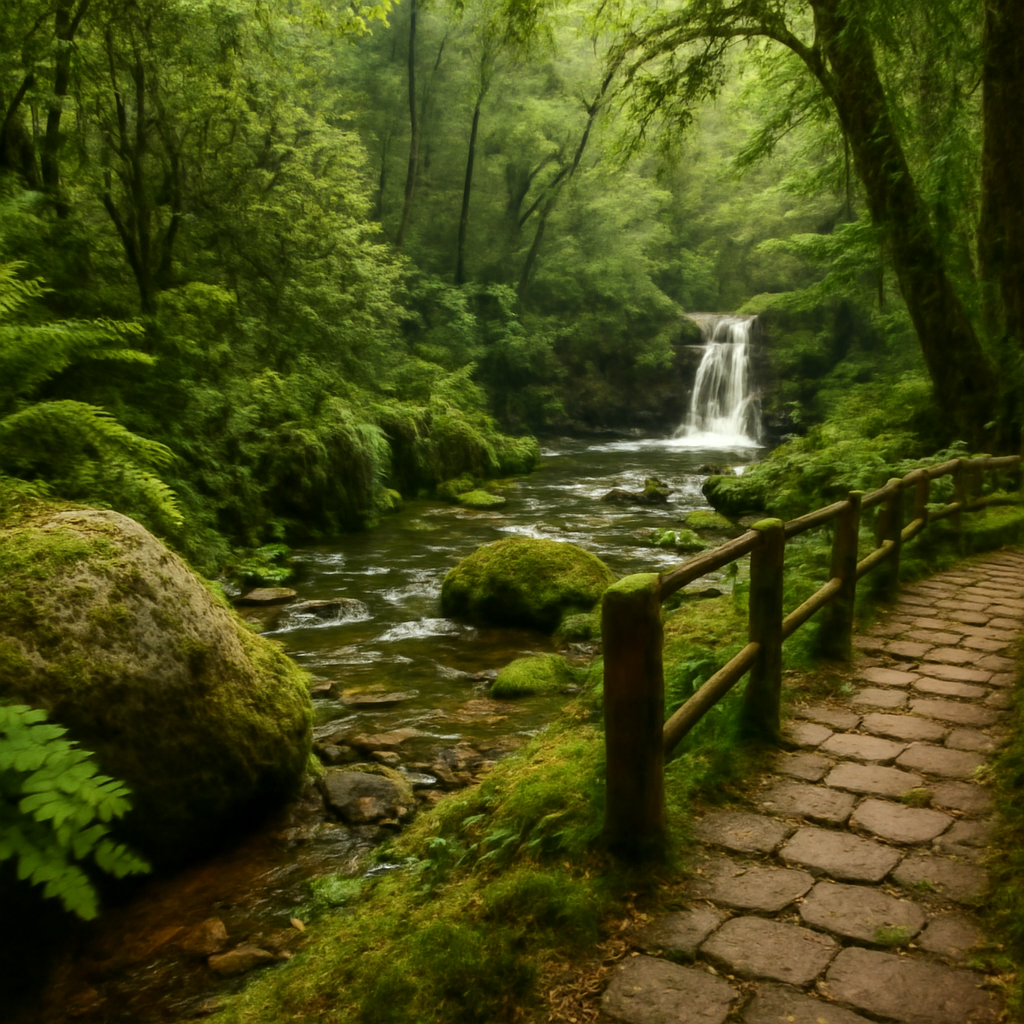 Bosque atlántico cerca de Villa Destino