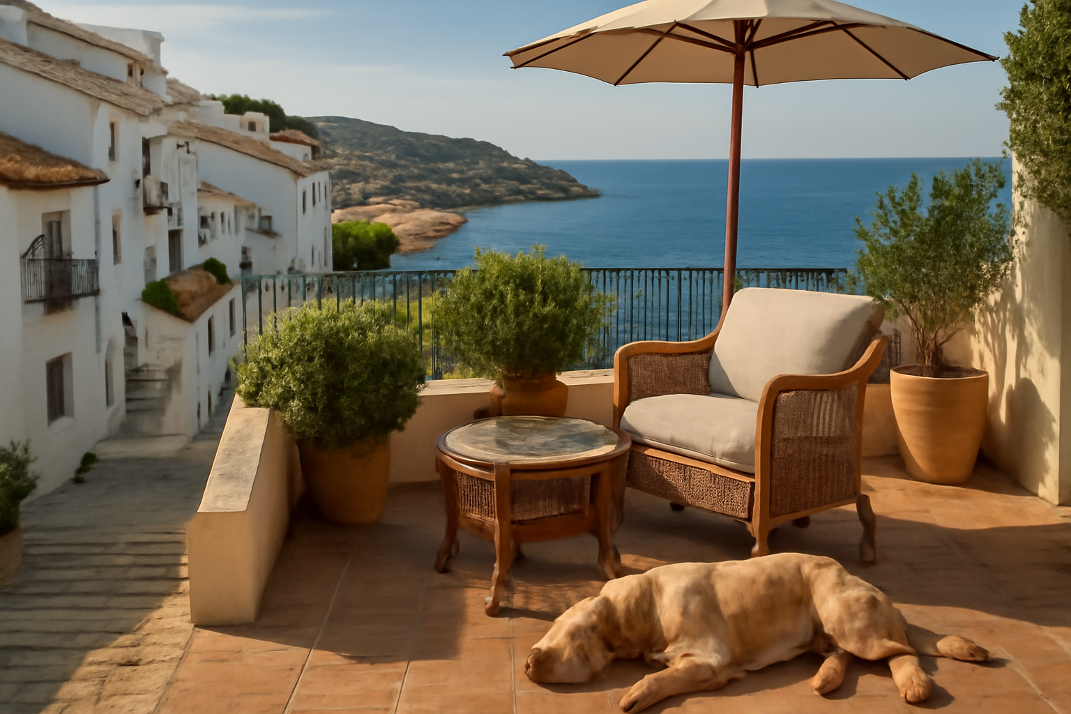 Terraza pet friendly cerca de Nankurunaisa