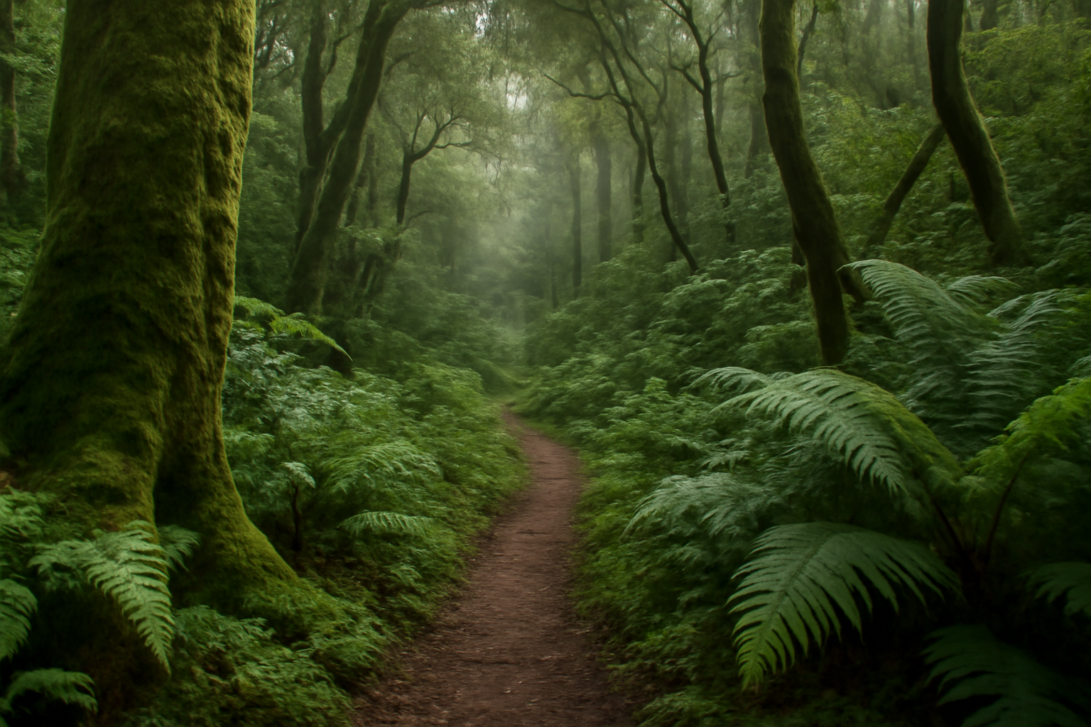 Bosque atlántico cerca de Villa Destino