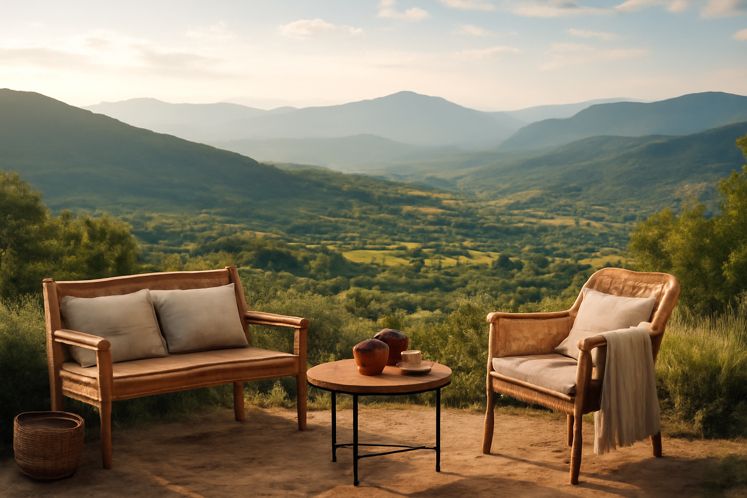 Mirador y paisaje natural cerca de Villa Destino