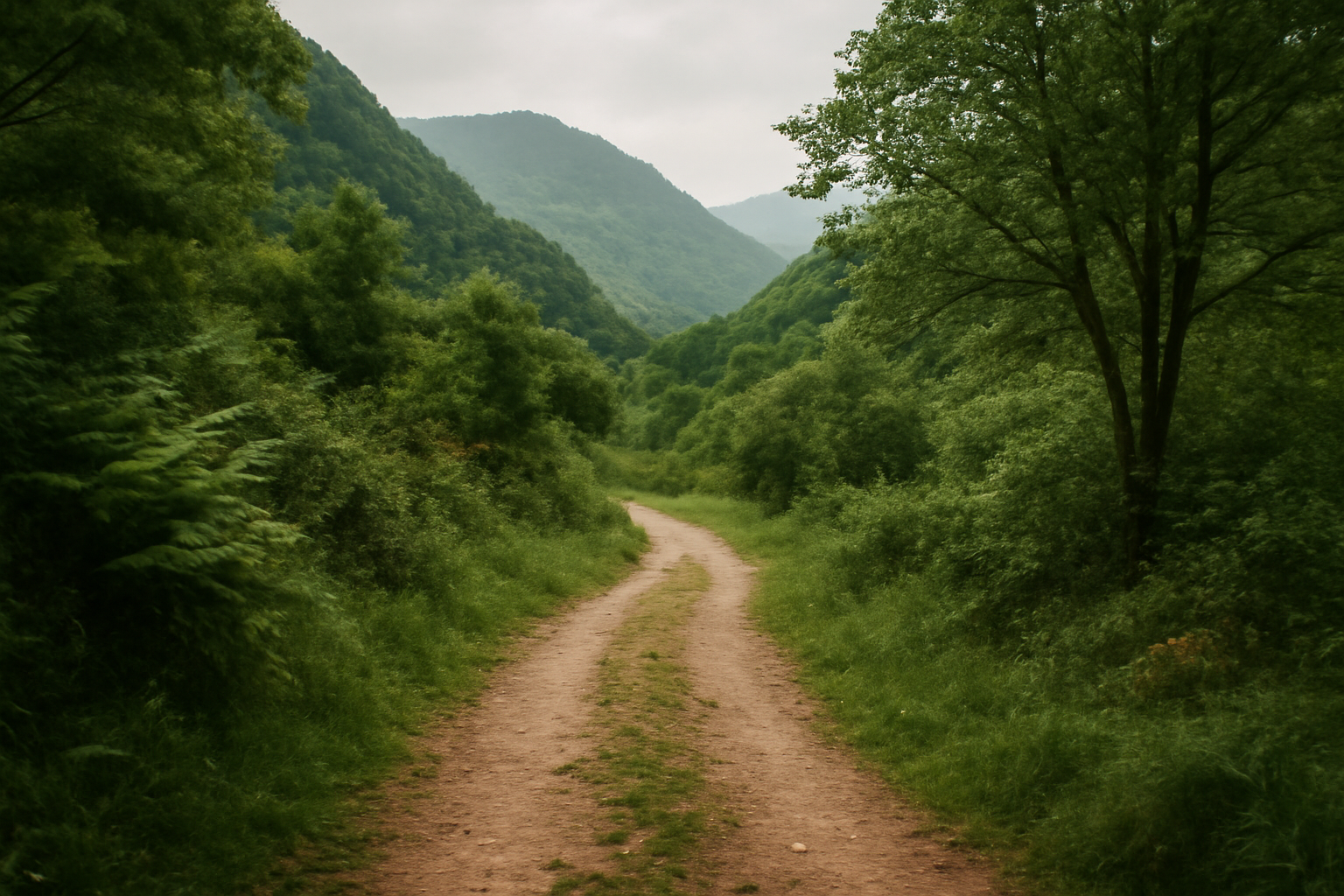 Sendero de naturaleza en Asturias cerca de Ujo