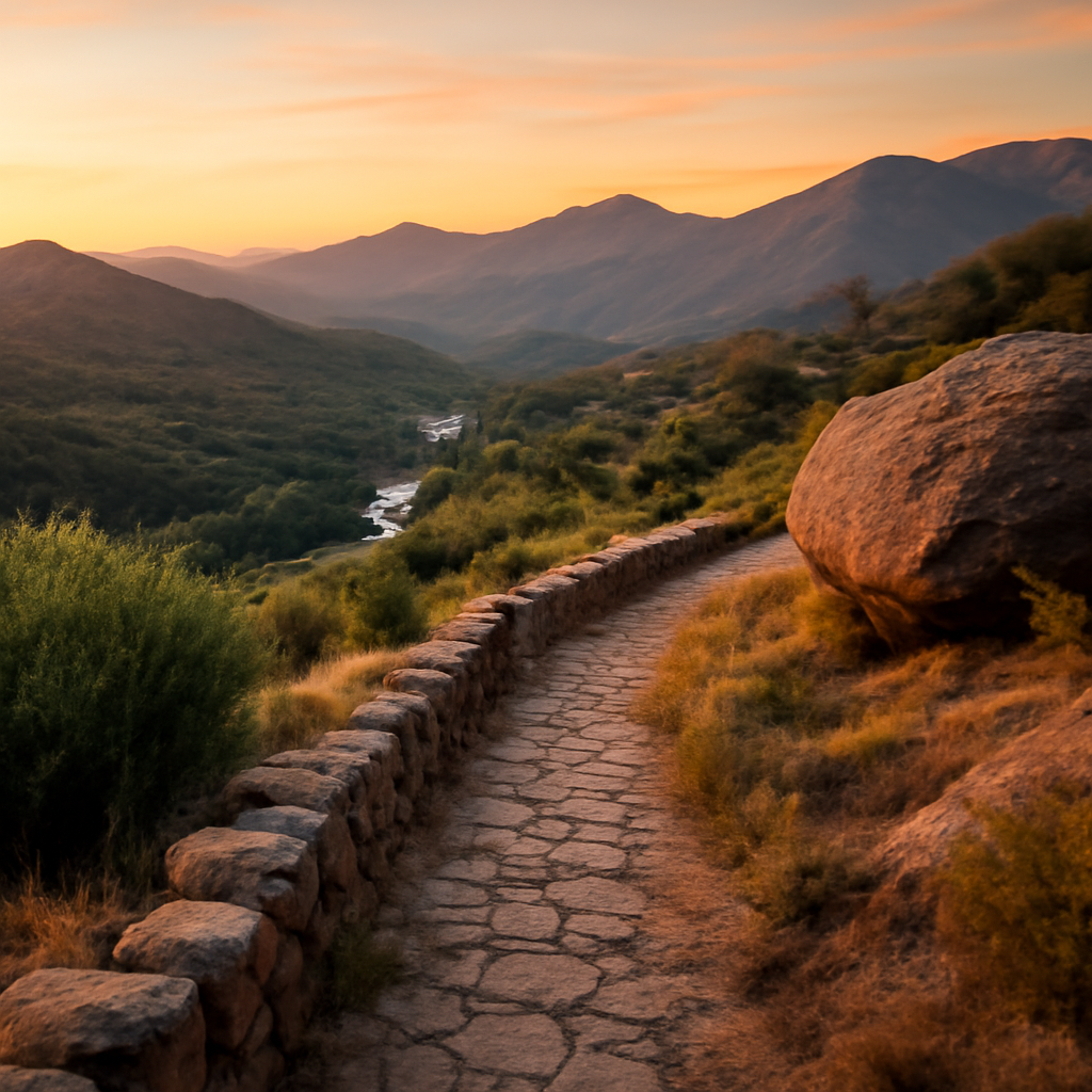 Camino rural y naturaleza cerca de Guitarra Andaluza
