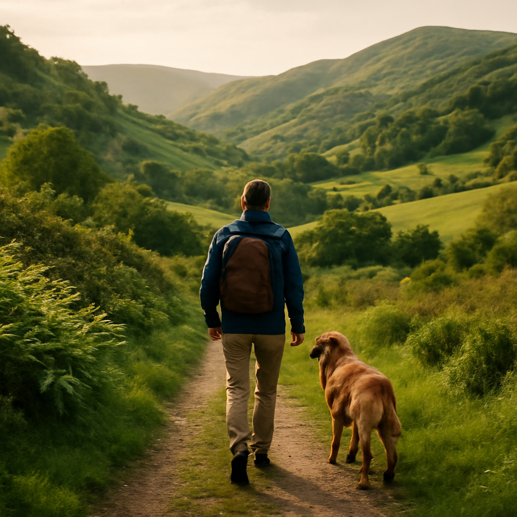 Ruta pet friendly en la naturaleza cerca de Casa Pilar Casa Llara